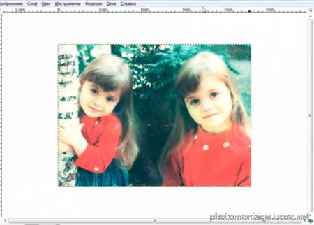 реставрация фотографий в GIMP